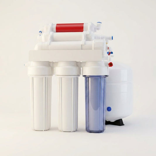6-Stage High Capacity under Sink Reverse Osmosis Water Filter System W/ Alkaline Filter,100 GPD, US Made Filters — Studio Shot