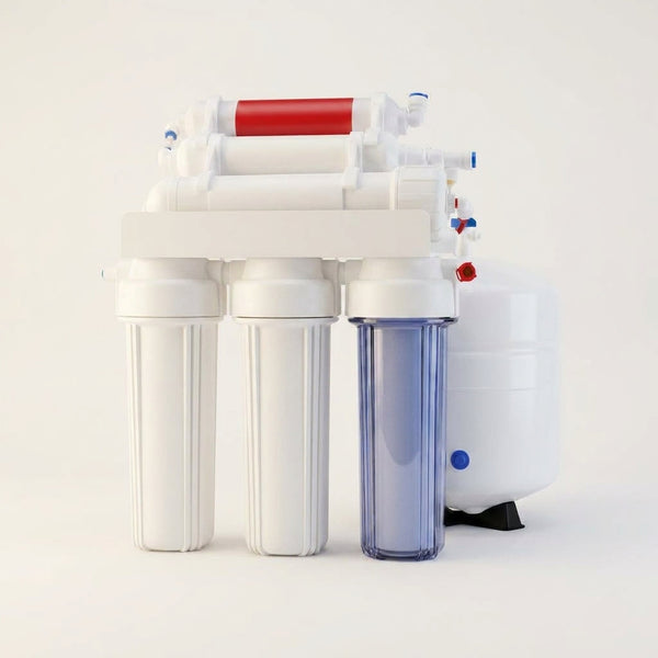 6-Stage High Capacity under Sink Reverse Osmosis Water Filter System W/ Alkaline Filter,100 GPD, US Made Filters — Studio Shot