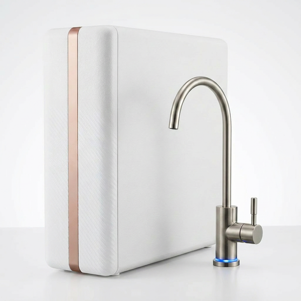 Reverse Osmosis Water Filter System Built for High Capacity, 600 GPD Tankless Design, 7-Stage Filtration — Studio Shot